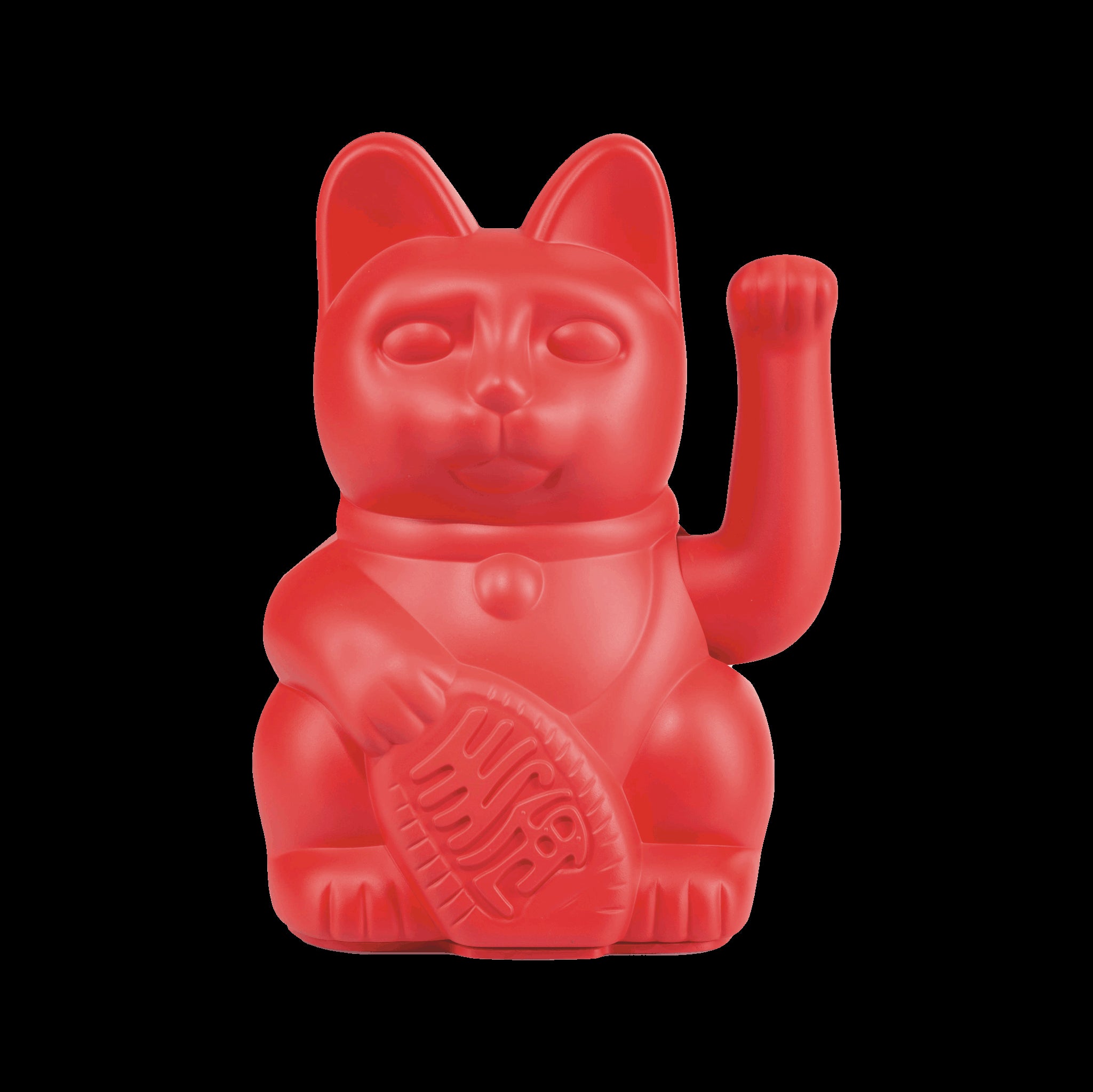 Winkekatze Rot Freisteller