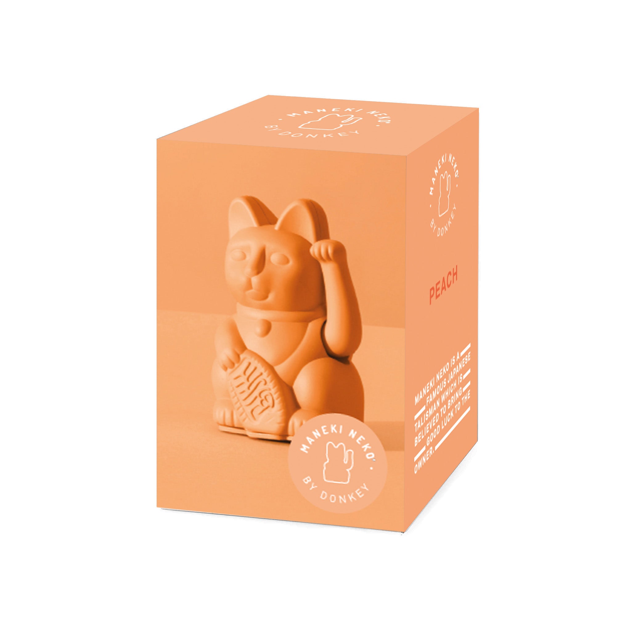 Lucky Cat Mini Peach