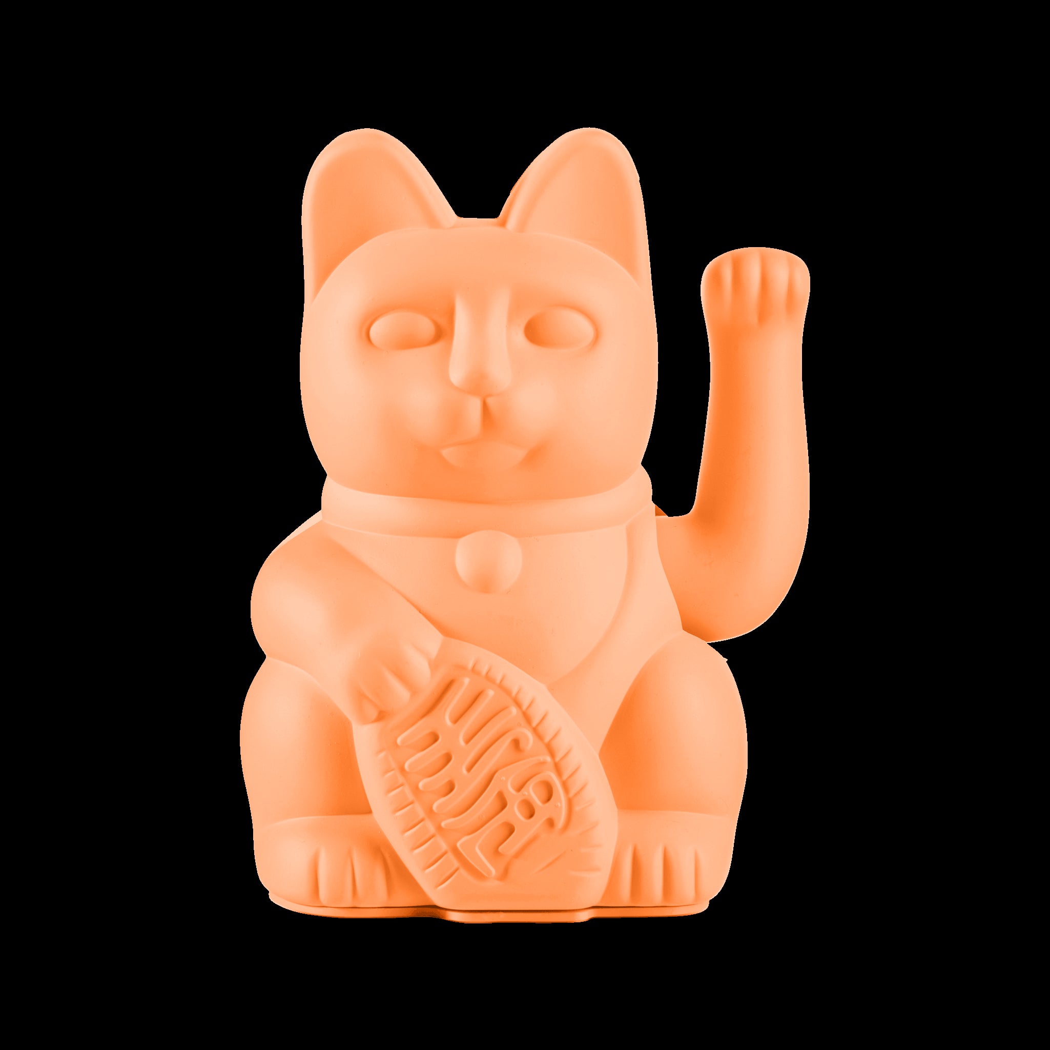 Winkekatze Peach Freisteller