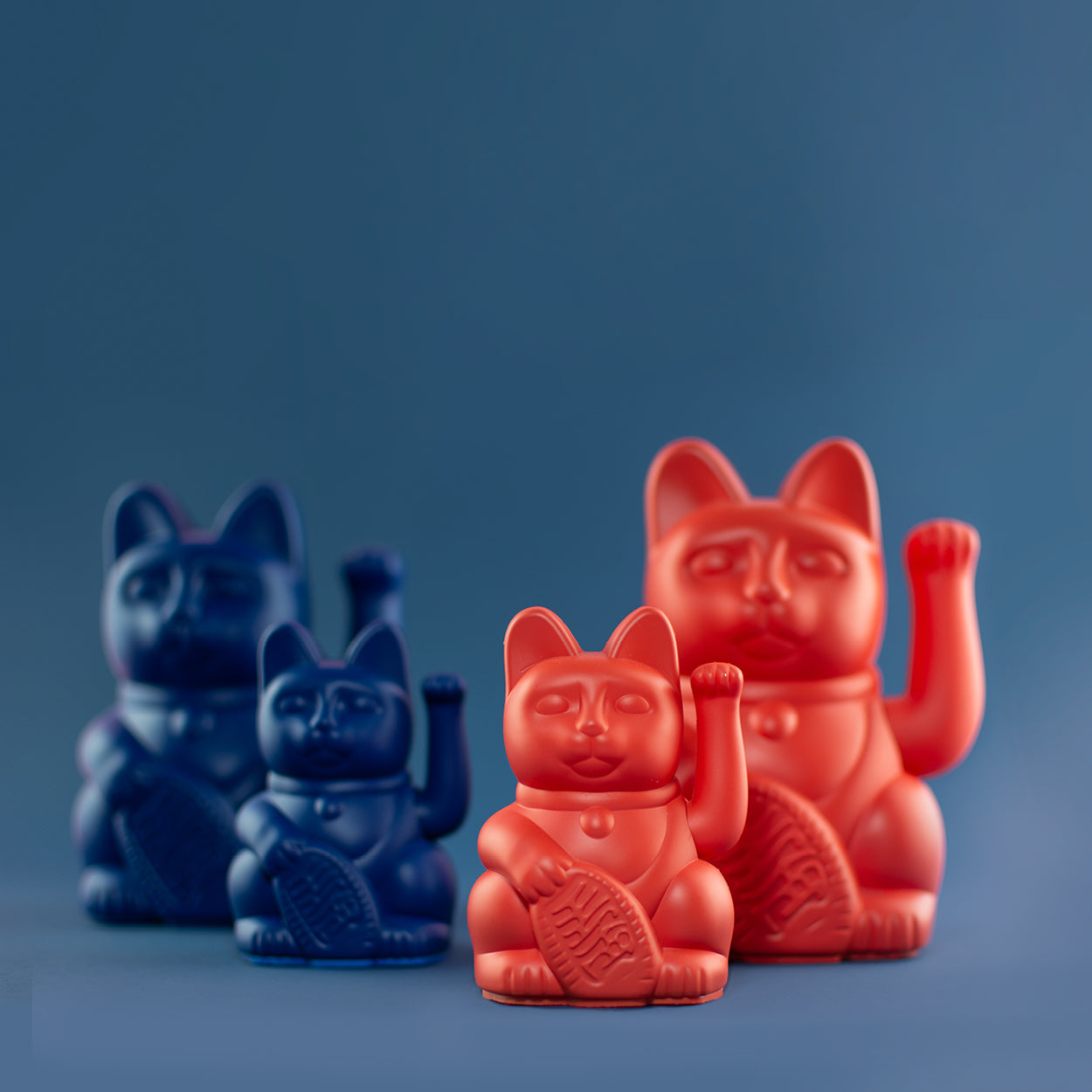 Lucky Cat Mini Red