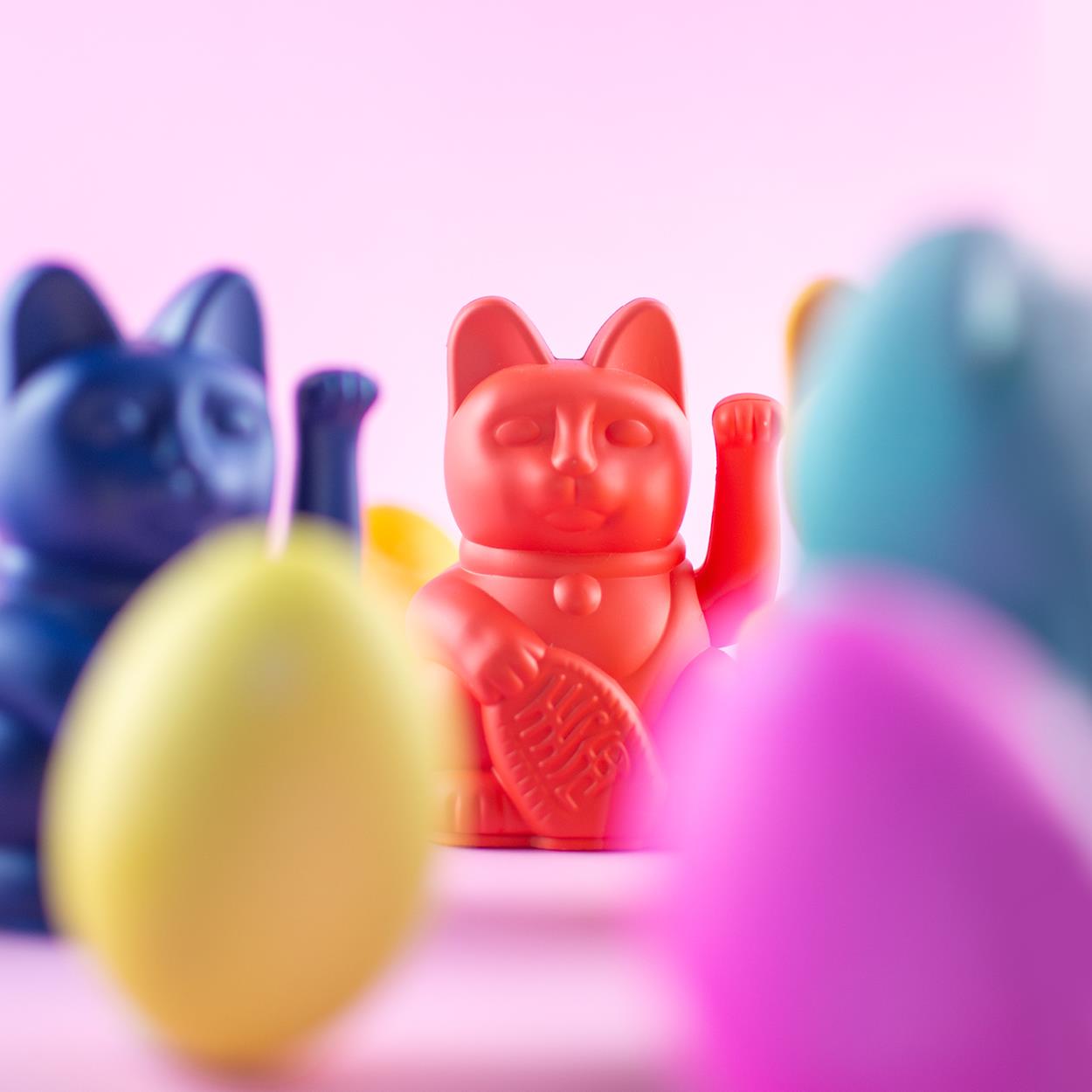 Lucky Cat Mini Red