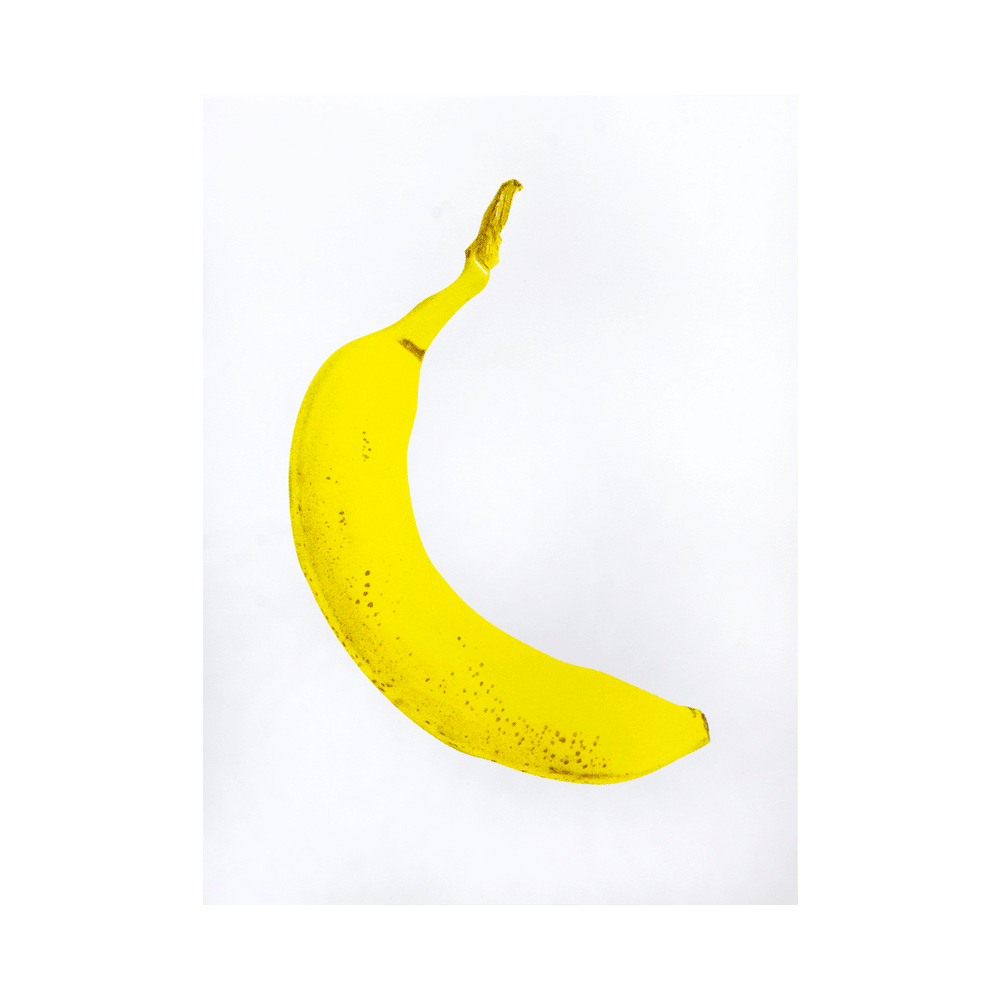 Risography Artprint Banana